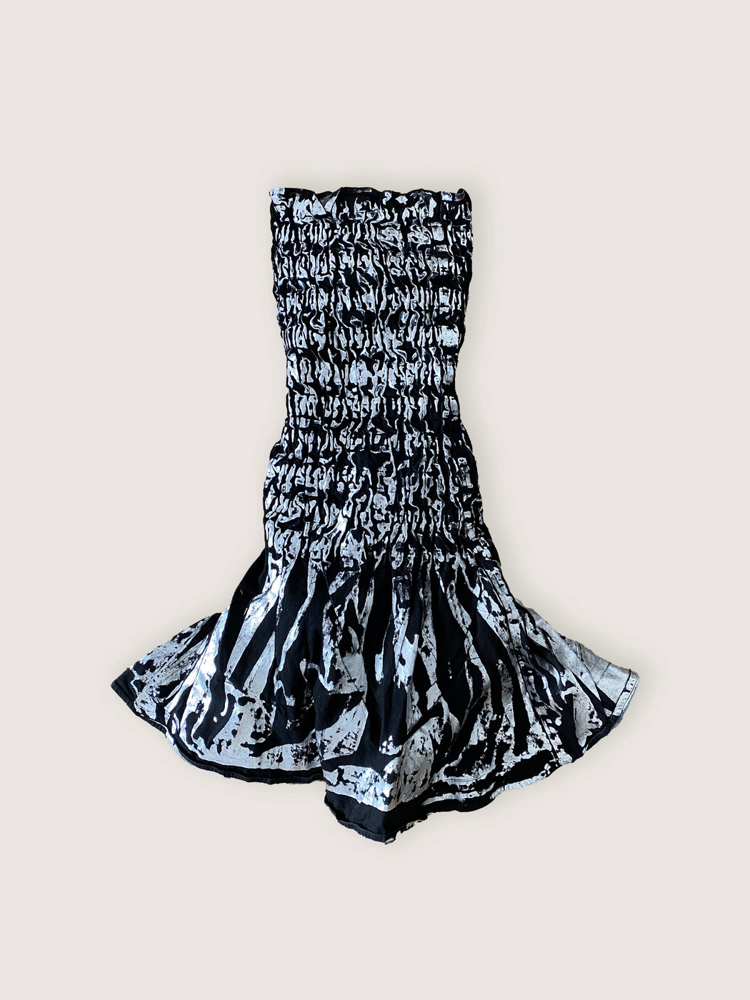 Mettalic Denim Dress